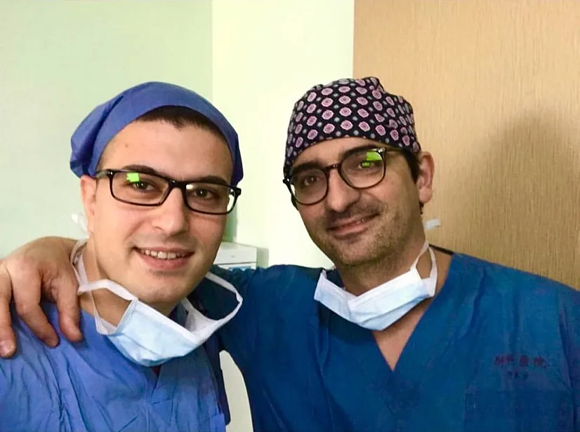 Dr. Ersöz ve yakın arkadaşı Dr. González Rivas